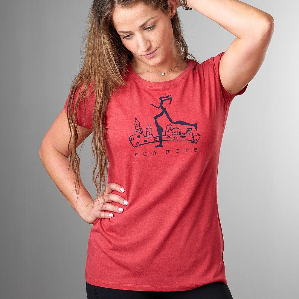 "Run More" Runners T-Shirt for Women
