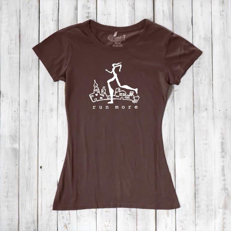 "Run More" Runners T-Shirt for Women