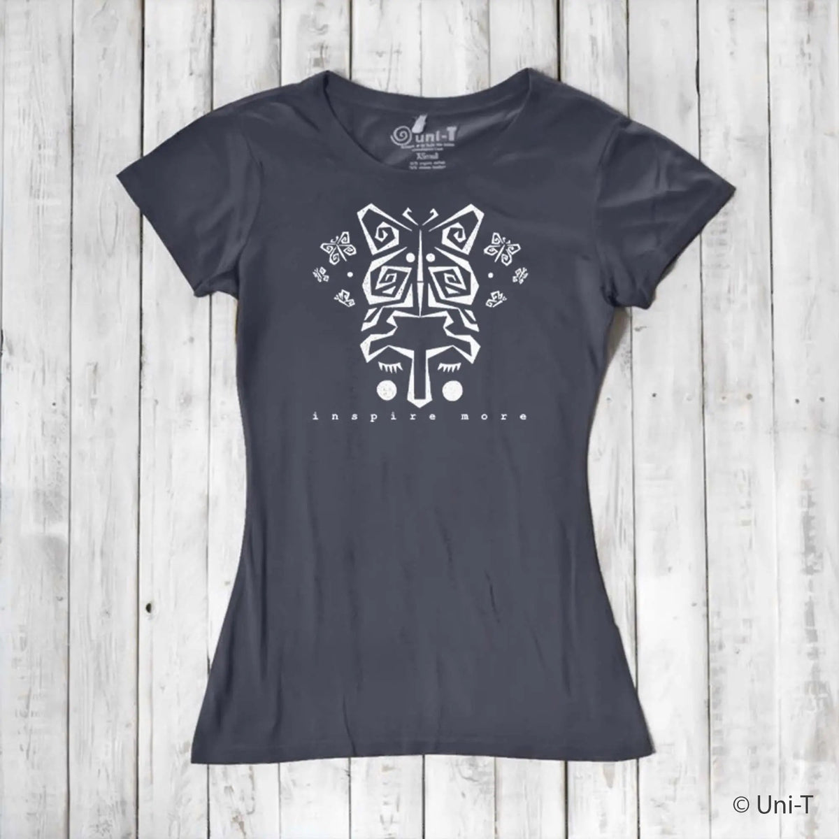 "Inspire More" Butterfly T-Shirt for Women