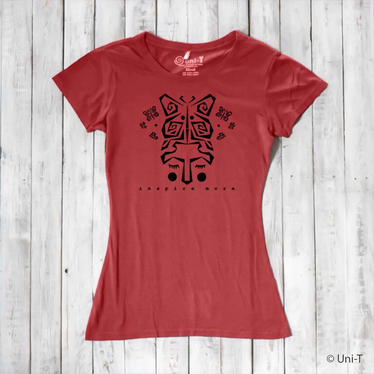 "Inspire More" Butterfly T-Shirt for Women