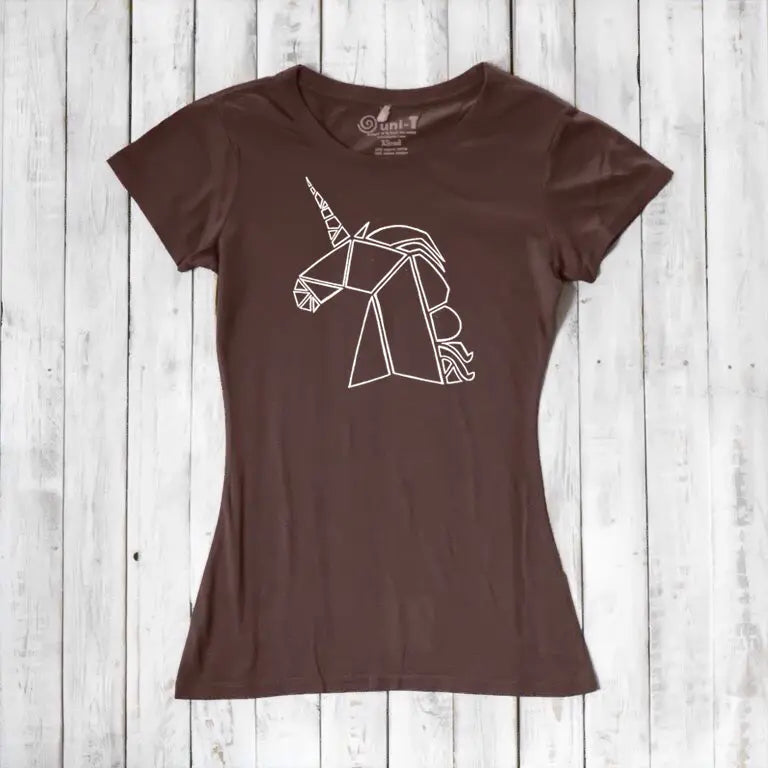 Geometric Unicorn T-Shirt for Women