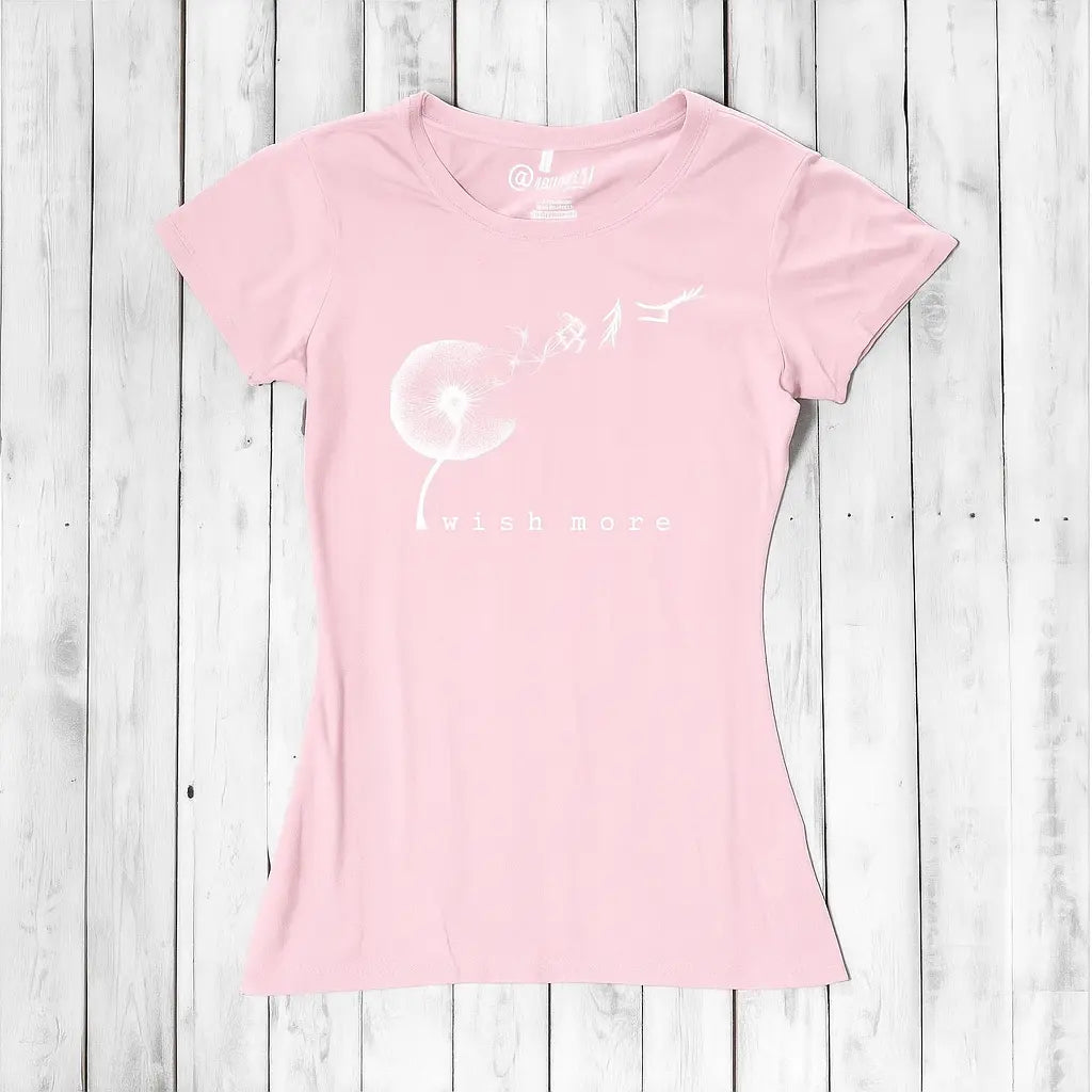 "Wish More" Dandelion T-Shirt for Women