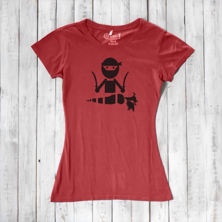 "Veggie Ninja" Vegan T-Shirt for Women