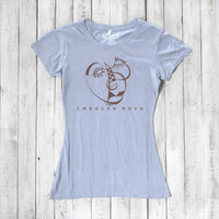 "Imagine More" Cubism Face T-Shirt for Women