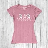 "Bike More" Bicycle T-Shirt for Women