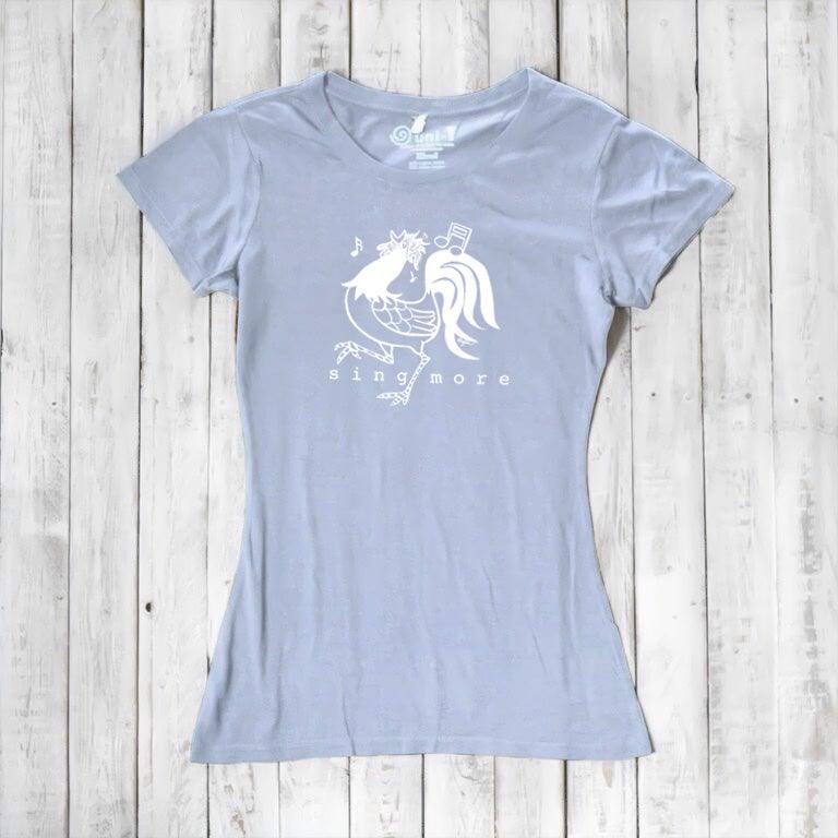 "Sing More" Rooster T-Shirt for Women