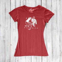 "Sing More" Rooster T-Shirt for Women
