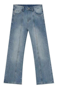 Raw Hem Jeans with Pockets
