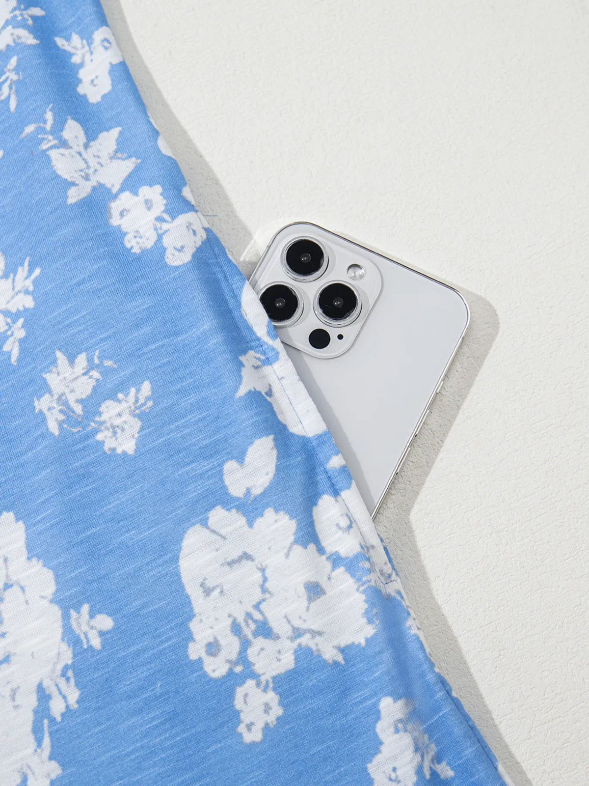 Printed Button-Front Wide Leg Jumpsuit