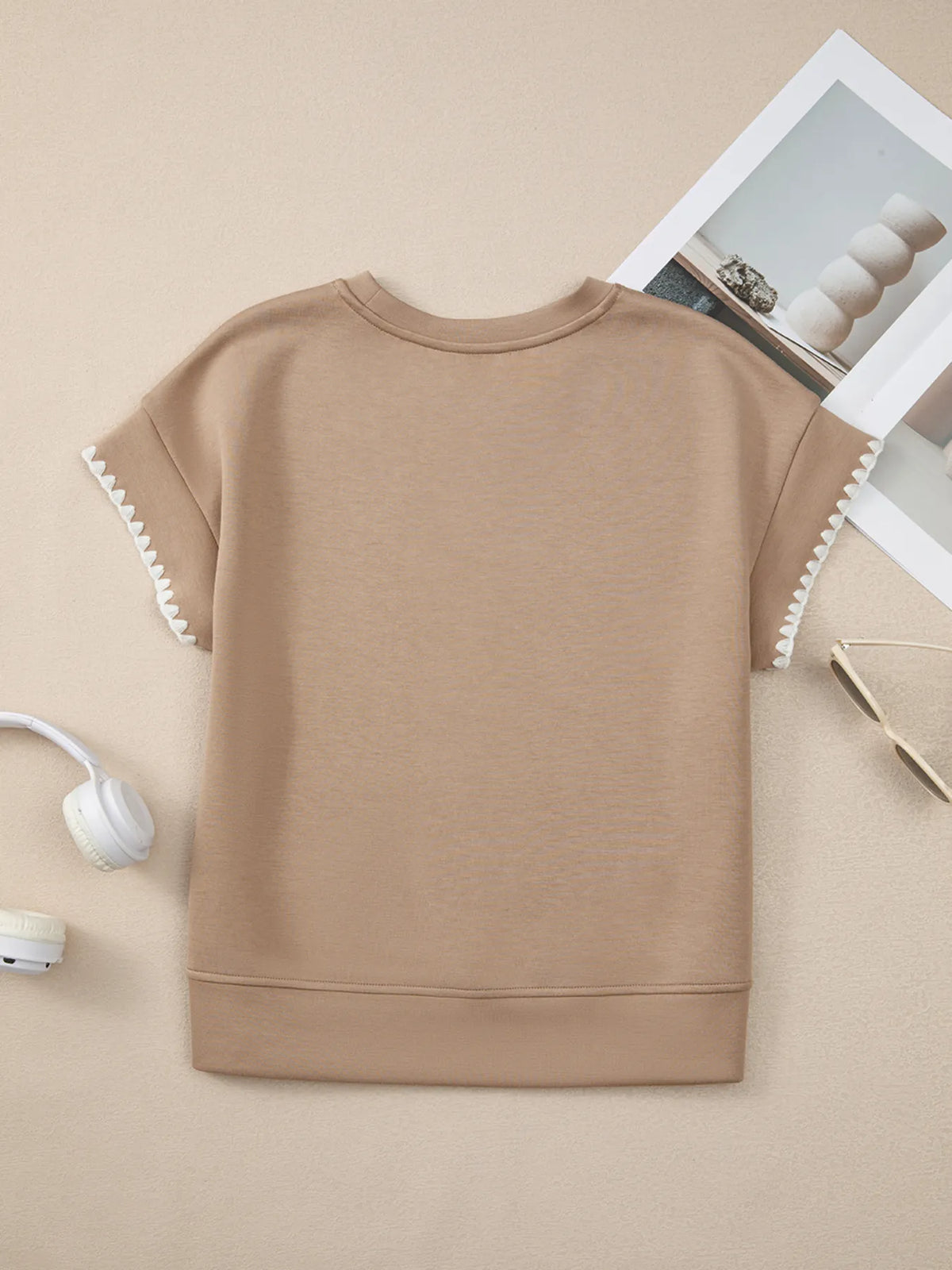 Contrast Trim Short Sleeve T-Shirt