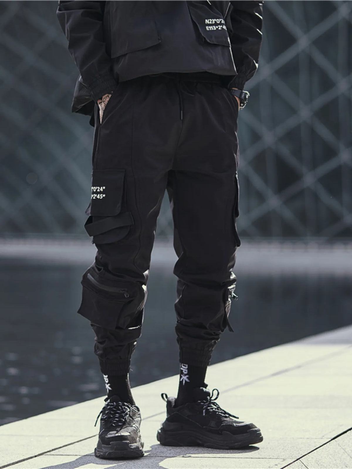 Men's Plus Size Multi-Pocket Joggers