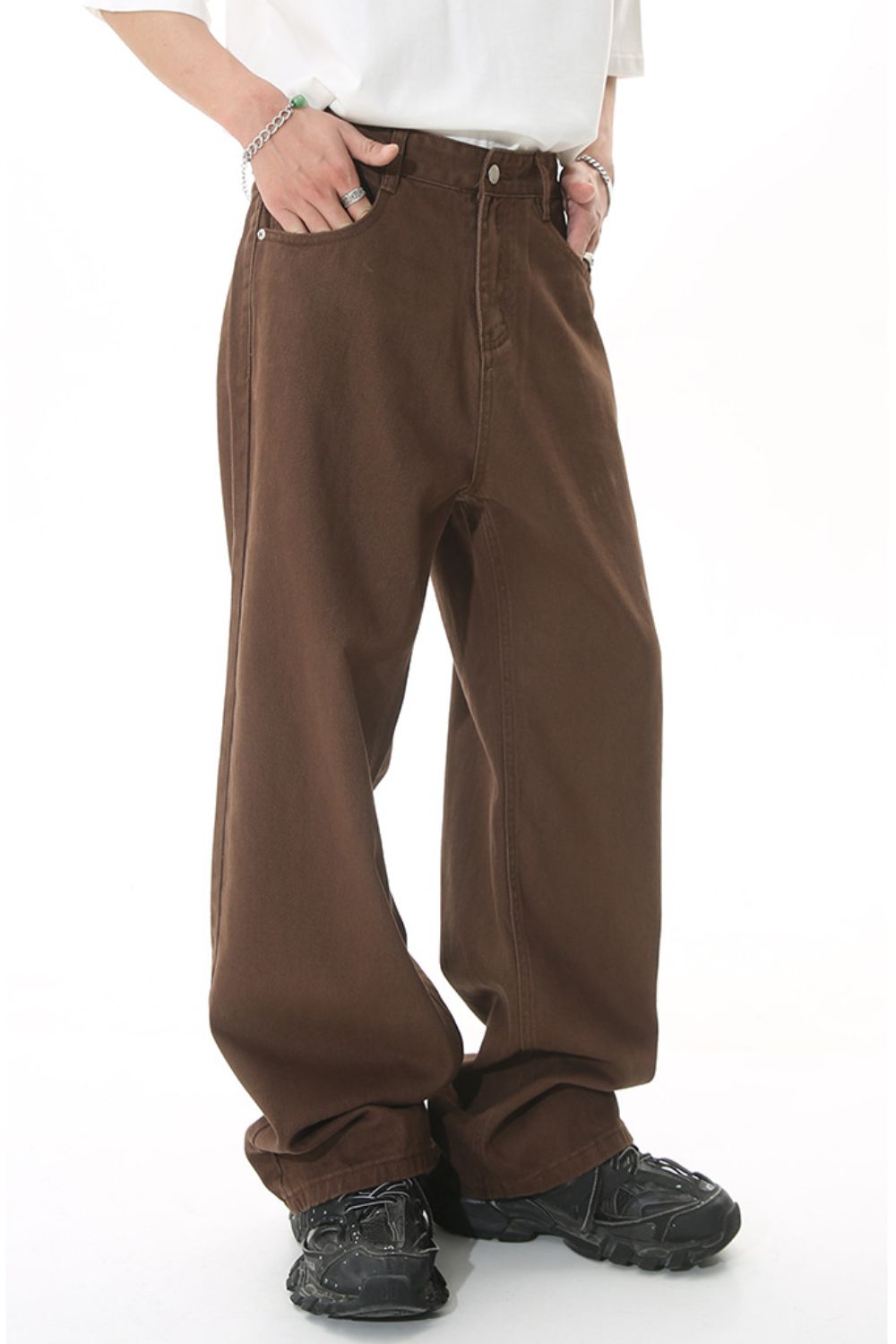 Men's Mid-Rise Straight-Leg Jeans