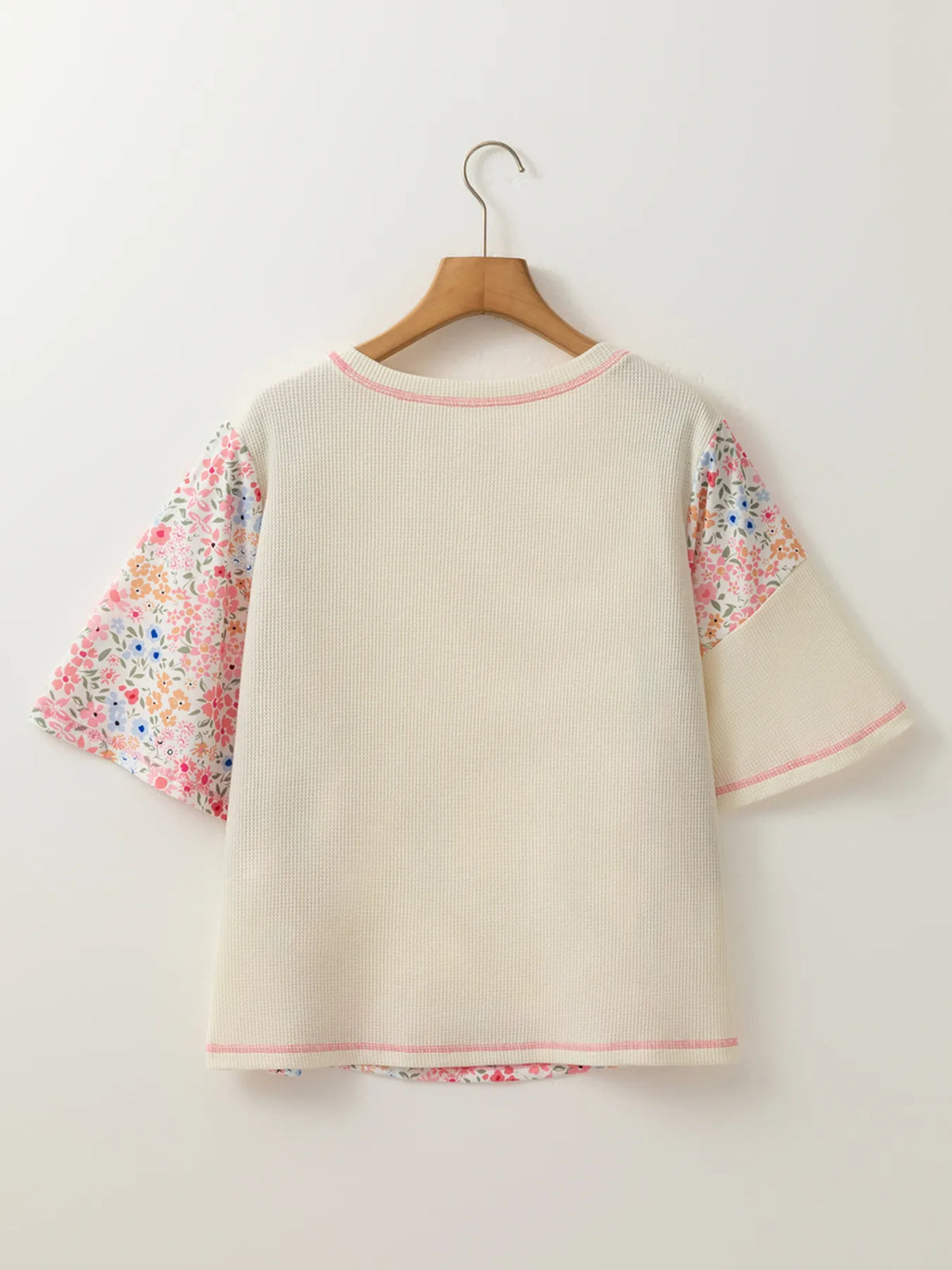 Floral Round Neck Relaxed Fit T-Shirt