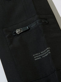 Men's Cargo Joggers with Zip Pockets