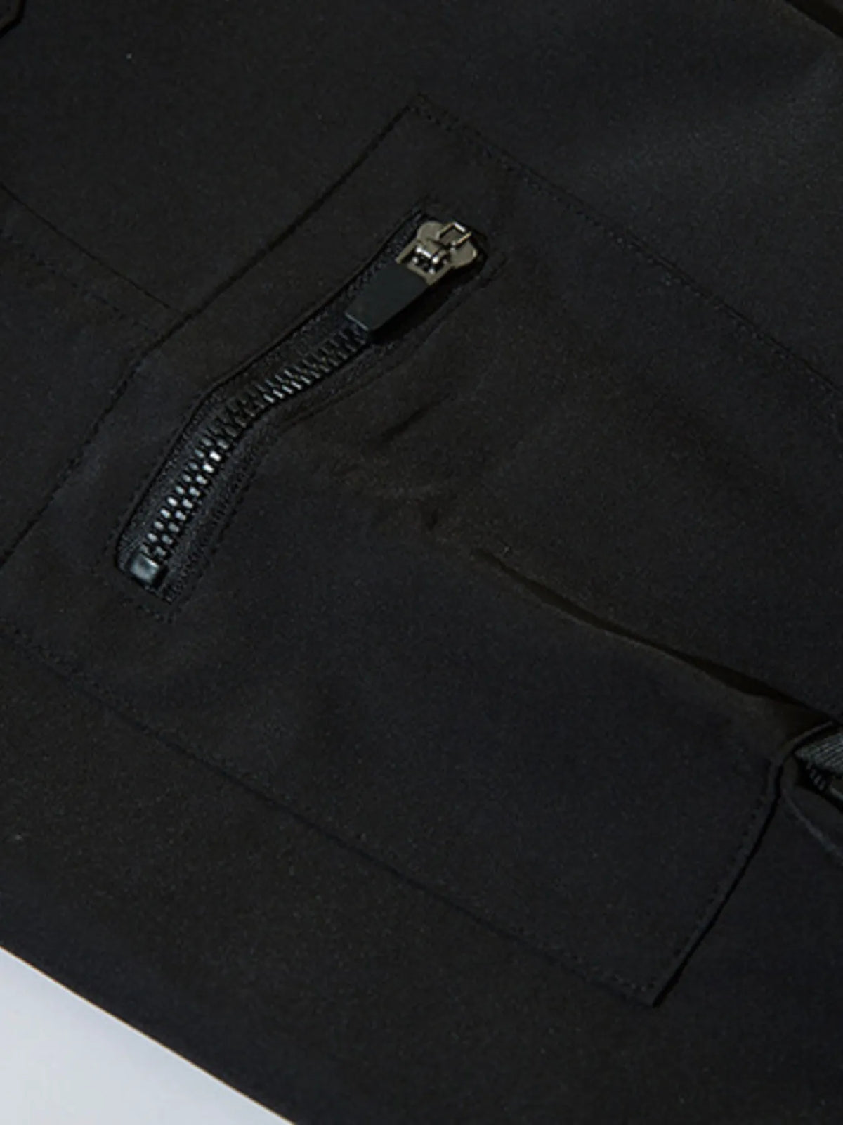 Men's Cargo Joggers with Zip Pockets