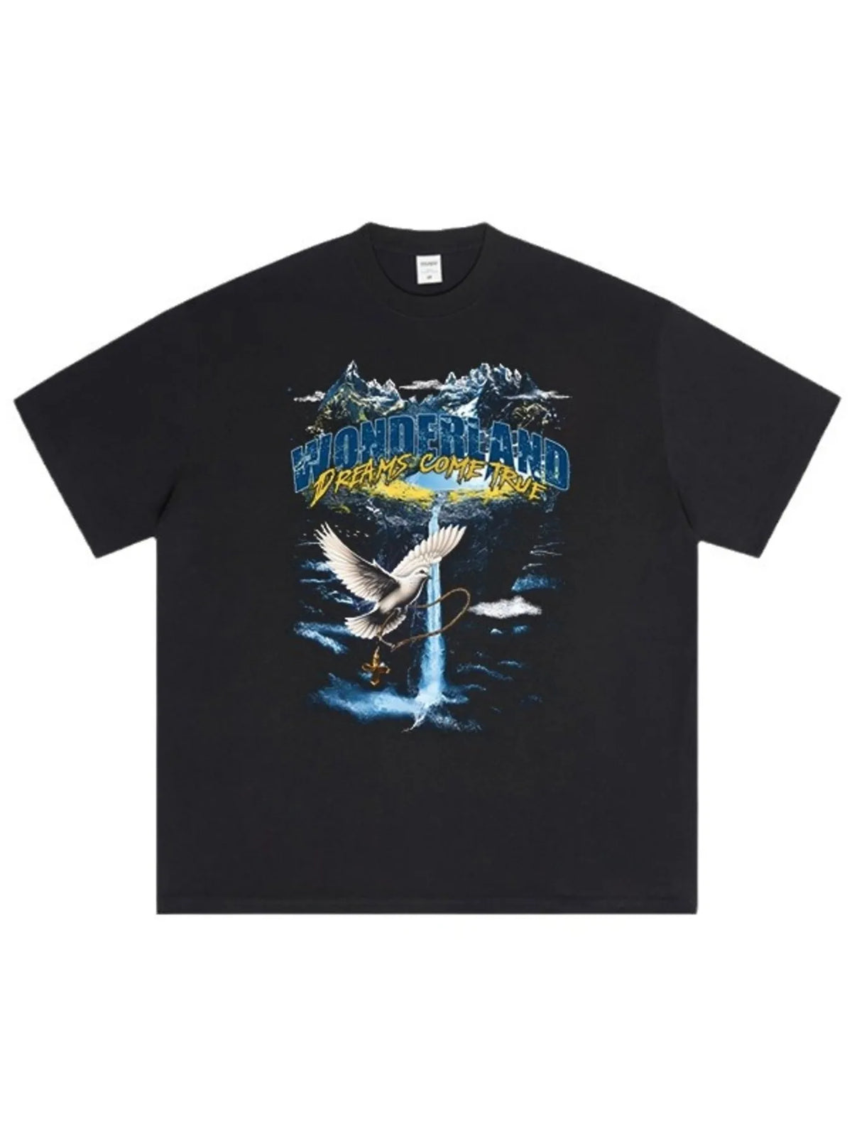 Men's Graphic Round Neck Short Sleeve T-Shirt