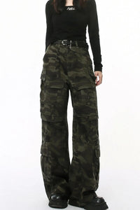 Men's Camouflage Straight Cargo Jeans