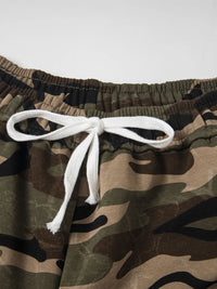 Men's Camouflage Drawstring Shorts