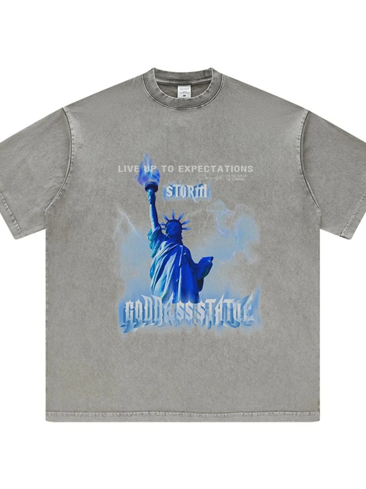 Men's Graphic Round Neck Short Sleeve T-Shirt