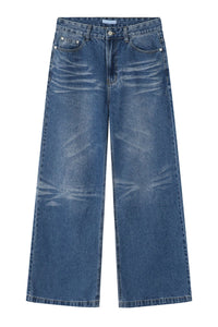 Wide Leg Jeans with Pockets