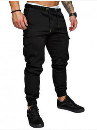 Men's Full Size Cargo Jogger with Drawstring Waistband Plus Size