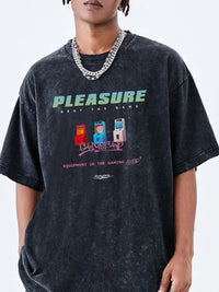 Men's Graphic Round Neck Short Sleeve T-Shirt