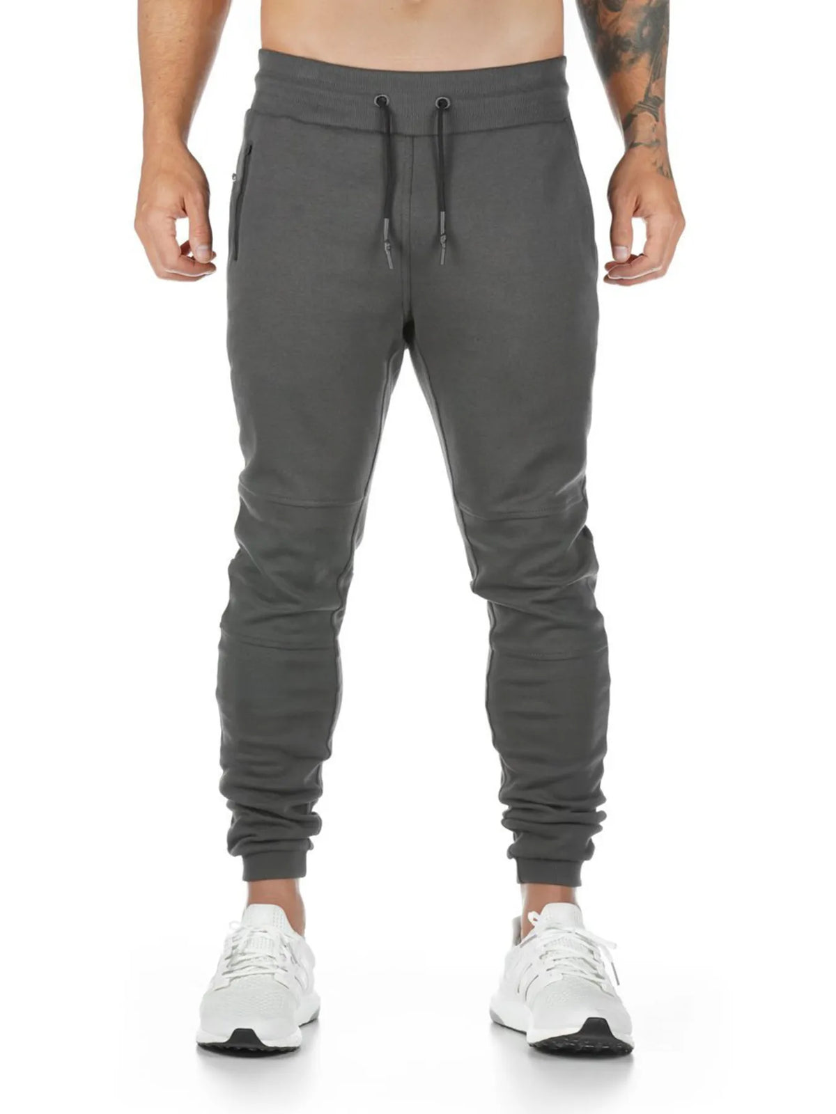 Men's Full Size Jogger Active Pants with Drawstring Plus Size