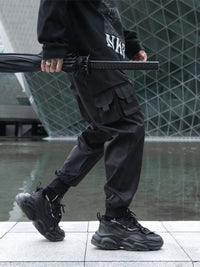 Men's Plus Size Cargo Jogger Pants with Multi Pockets