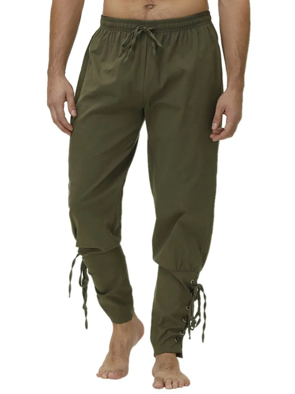 Men's Full Size Drawstring Joggers Plus Size