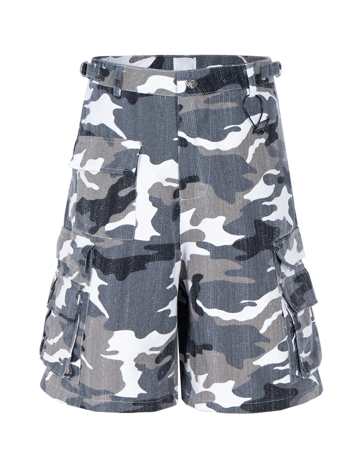 Men's Camouflage Cargo Denim Shorts