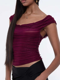 Ruched Solid Tank