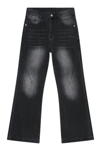 Washed Jeans with Pockets