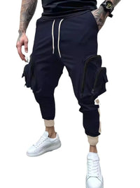 Men's Full Size Drawstring Joggers with Pockets Plus Size