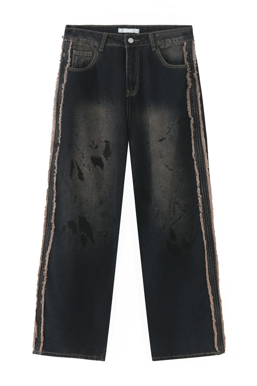 Raw Edge Mid Rise Men's Jeans