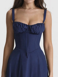 Full Size Slit Sweetheart Neck Cami Dress Plus Size