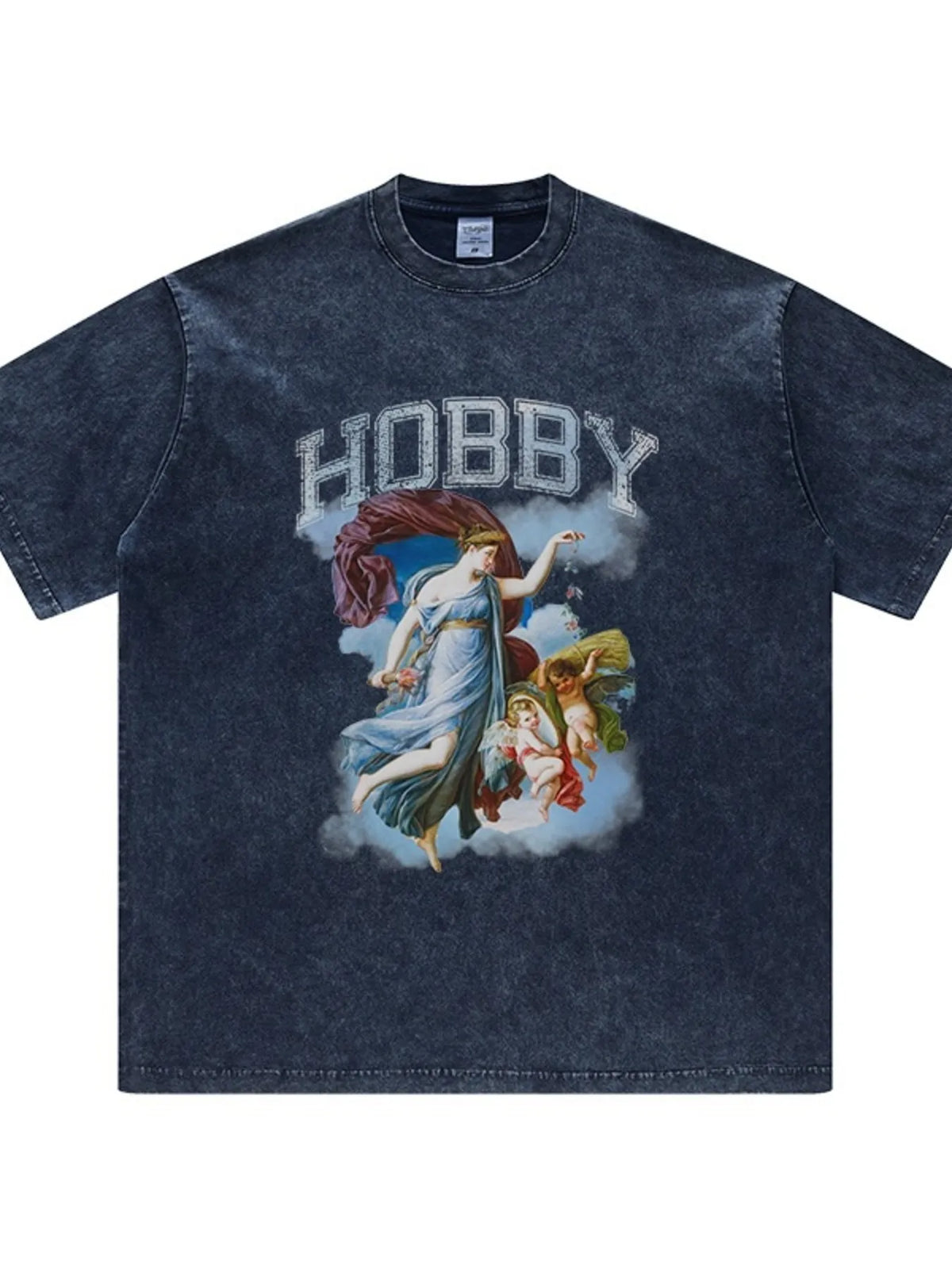 Men's Graphic Round Neck Short Sleeve T-Shirt