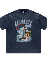 Men's Graphic Round Neck Short Sleeve T-Shirt