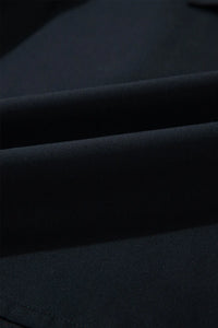 Button Up Tie Waist Puff Sleeve Mini Shirt Dress