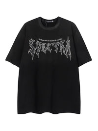 Men's Letter Graphic Round Neck T-Shirt