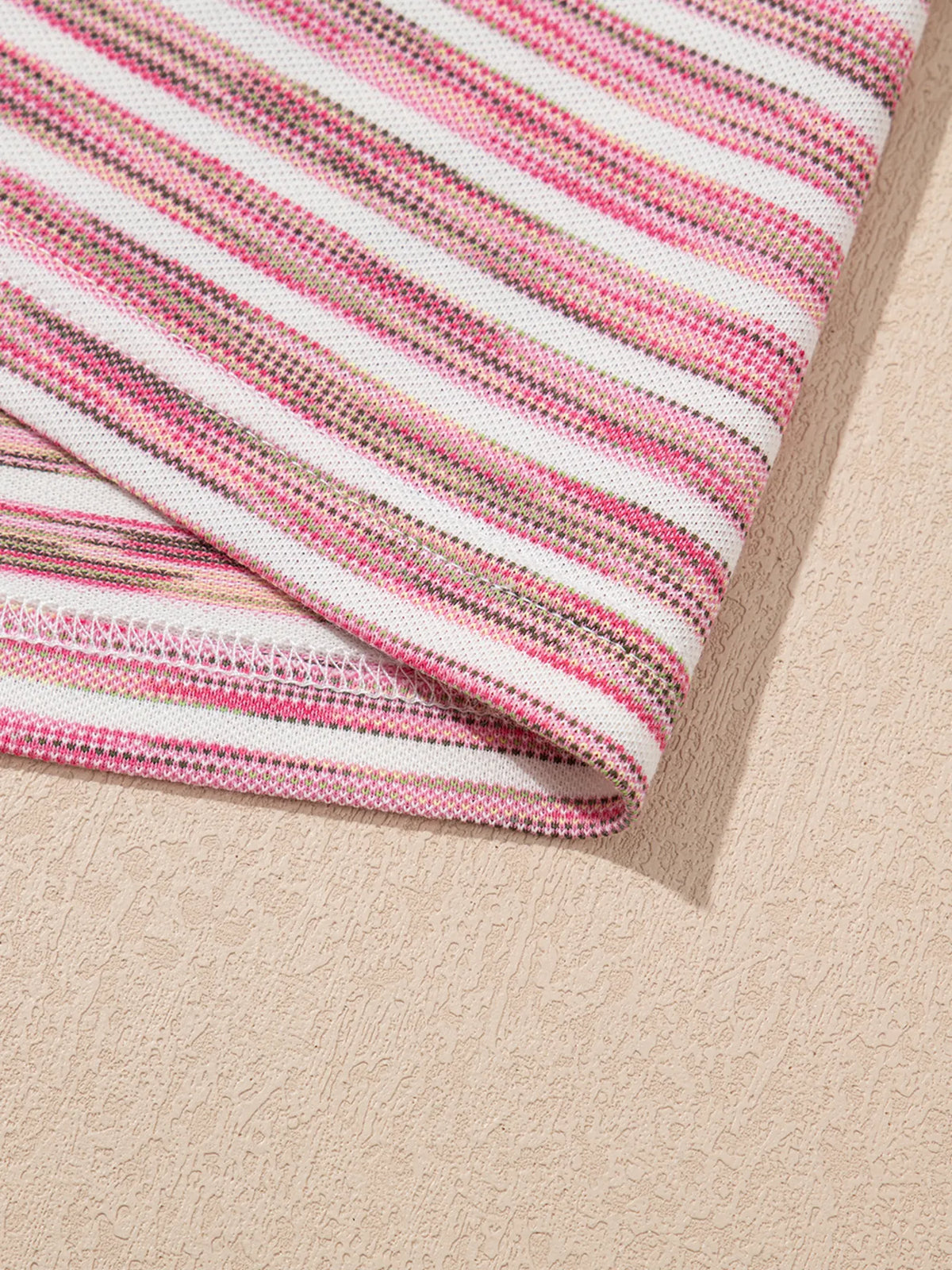 Striped Scoop Neck Tank Top