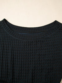 One Shoulder Short Sleeve Knotted Waist Jumpsuit