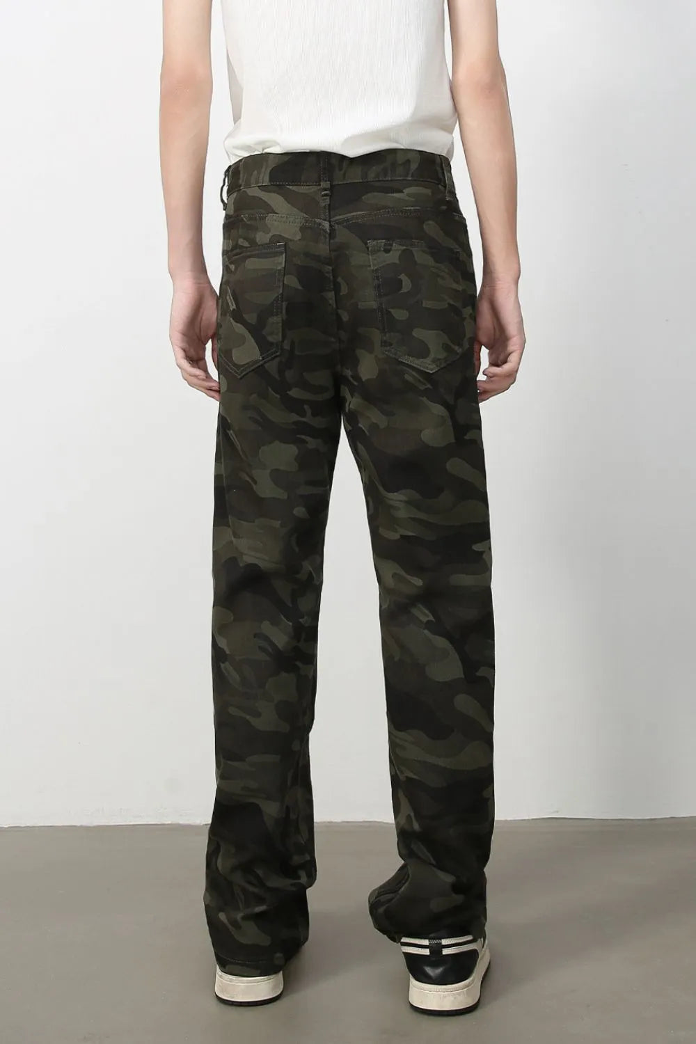 Men's Camouflage Straight Leg Cargo Jeans