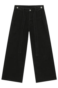 Wide Leg Jeans with Pockets