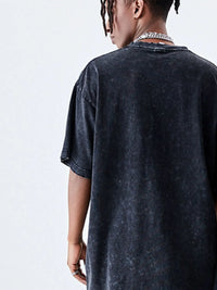 Men's Graphic Round Neck Short Sleeve T-Shirt