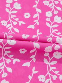 Floral Print Ric-rac Tiered Ruffled V Neck Blouse