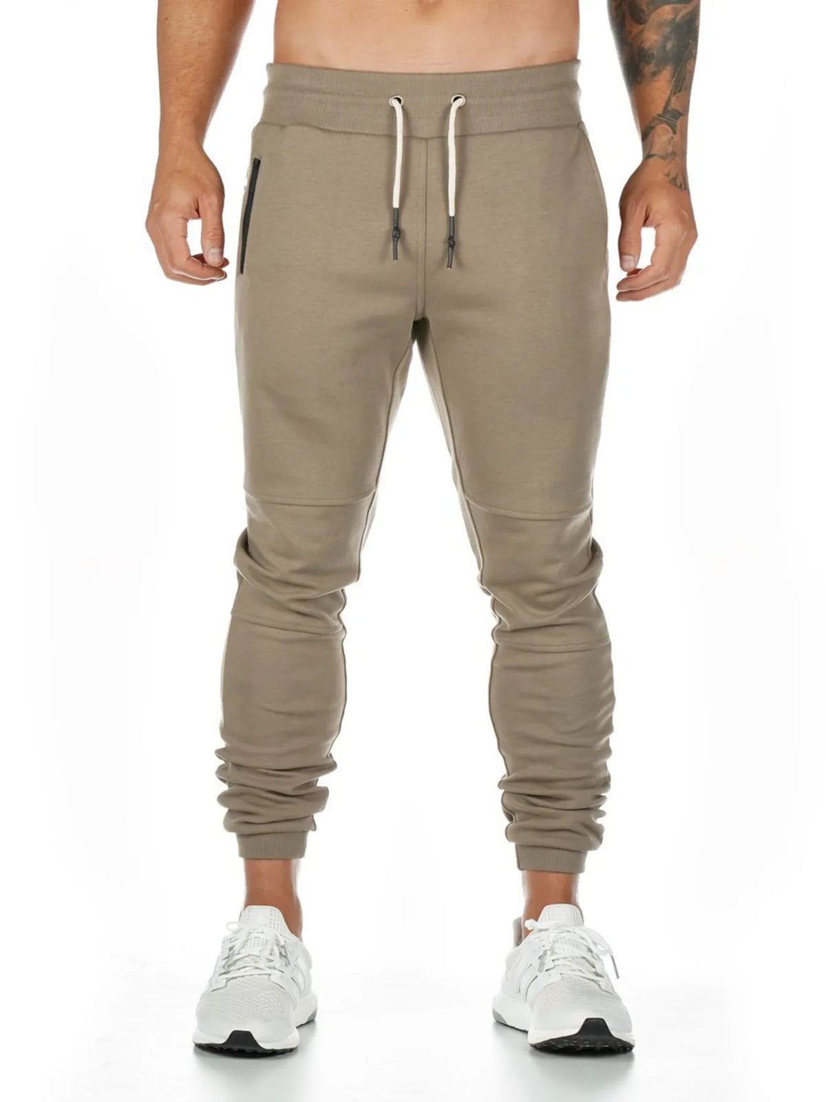 Men's Full Size Jogger Active Pants with Drawstring Plus Size