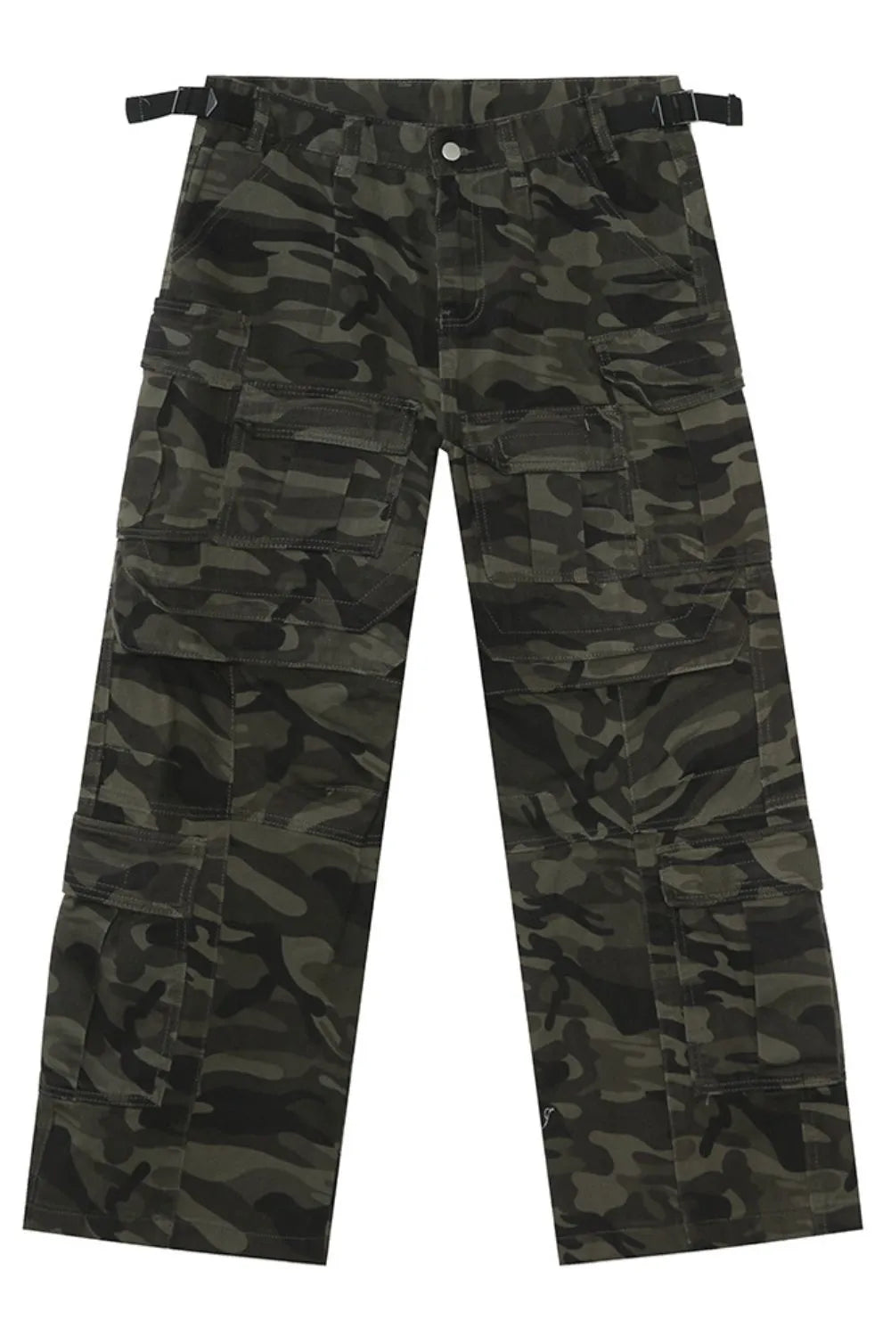Men's Camouflage Straight Cargo Jeans