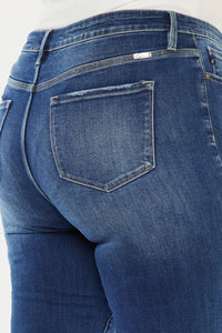 Full Size Cat's Whiskers Button Fly Denim Shorts