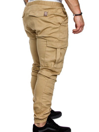 Men's Full Size Cargo Jogger with Drawstring Waistband Plus Size