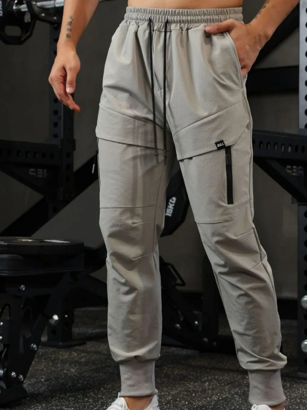 Men's Drawstring Joggers with Pockets
